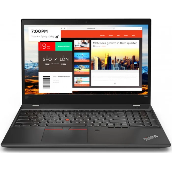 Portatīvie datori Lenovo ThinkPad T580 Black 15.6"