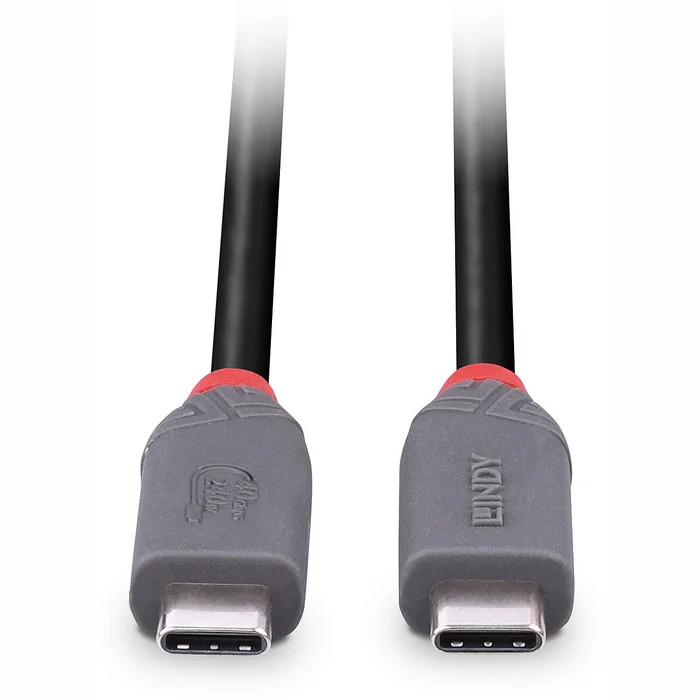 Lādētāji un adapteri portatīvajiem datoriem Lindy 1.5m USB4 240W Type C Cable 40Gbps Anthra Line