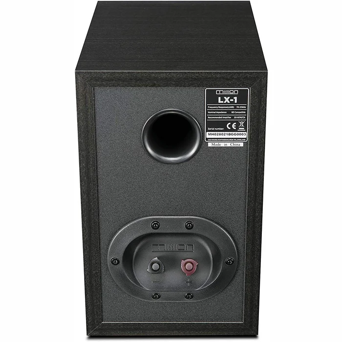 Mission LX-1 Bookshelf Speaker - Black
