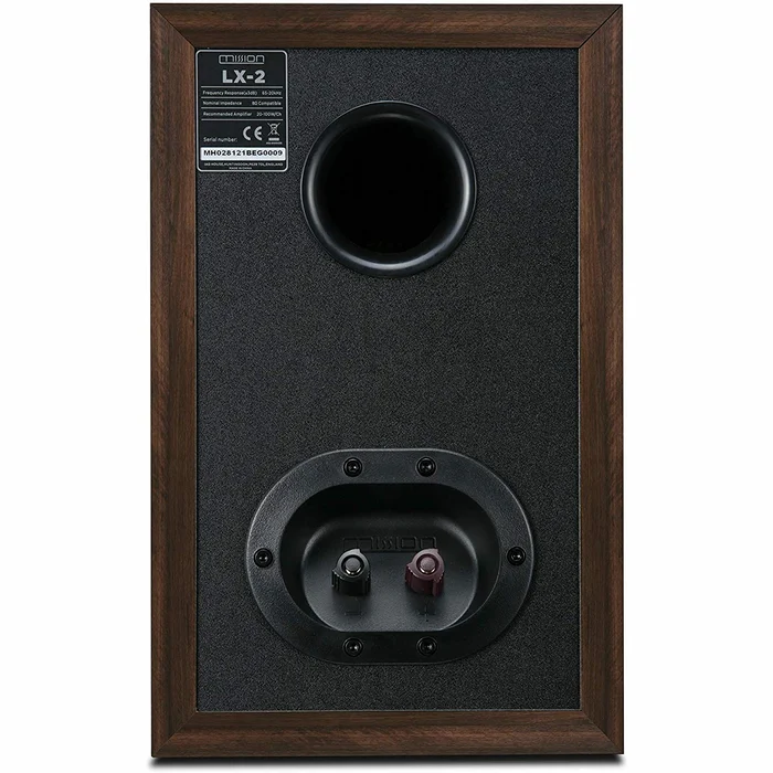 Mission LX-2 Bookshelf Speaker - Walnut