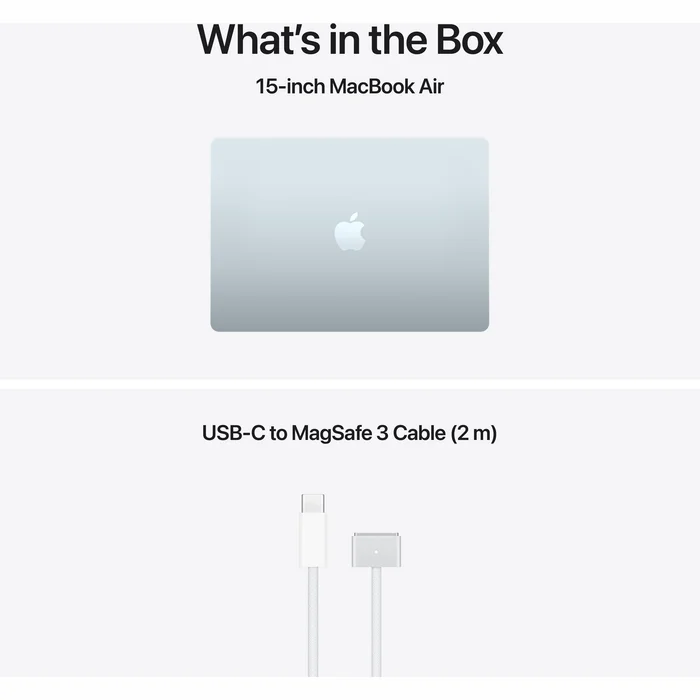 Apple MacBook Air (2026) 15” M5 chip with 10-core CPU and 10-core GPU 16GB 512GB SSD - Sky Blue INT