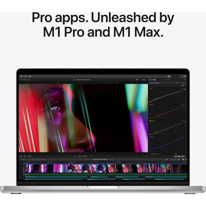 Portatīvie datori Apple MacBook Pro 14" M1 Pro 10-core CPU 16-core GPU 16GB 1TB SSD Silver INT