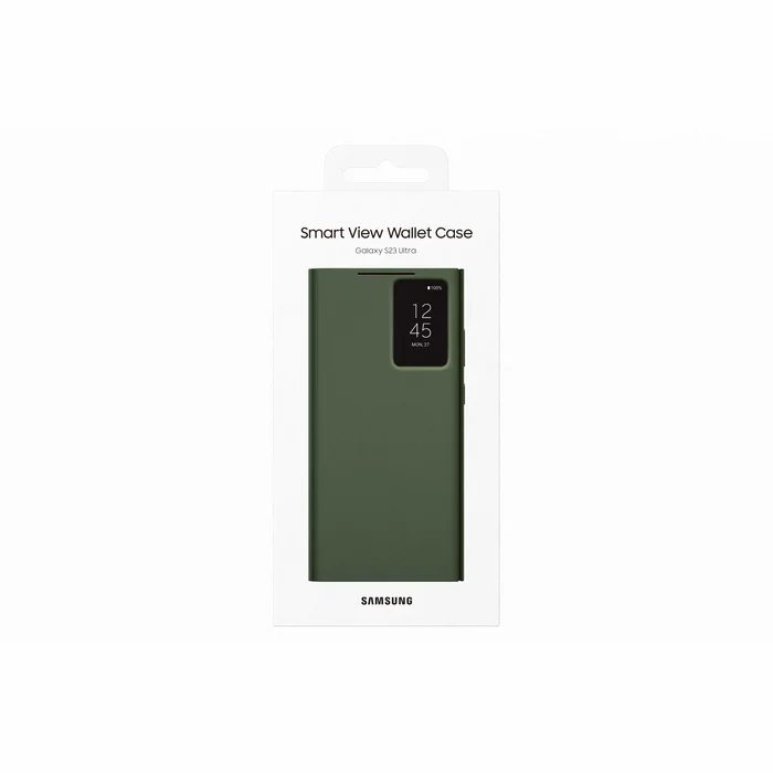 Samsung Galaxy S23 Ultra Smart View Wallet Case Khaki