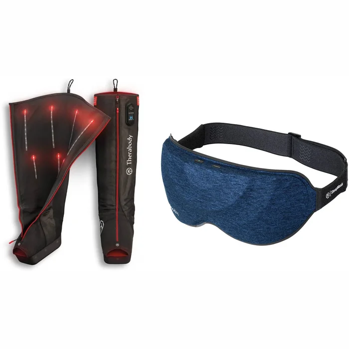 Masāžas ierīces Therabody JetBoots PRO Plus Long + Therabody SleepMask (Komplekts)
