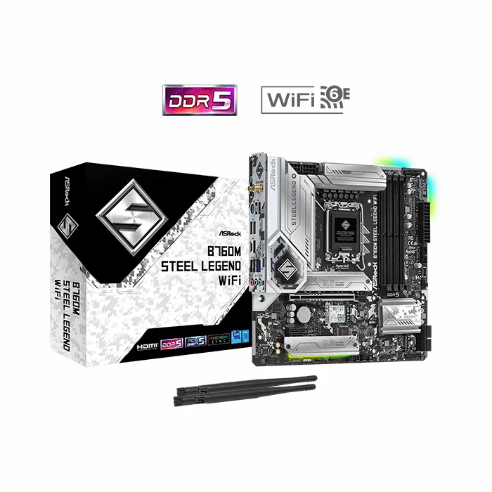 Mātesplate ASRock B760M Steel Legend WiFi