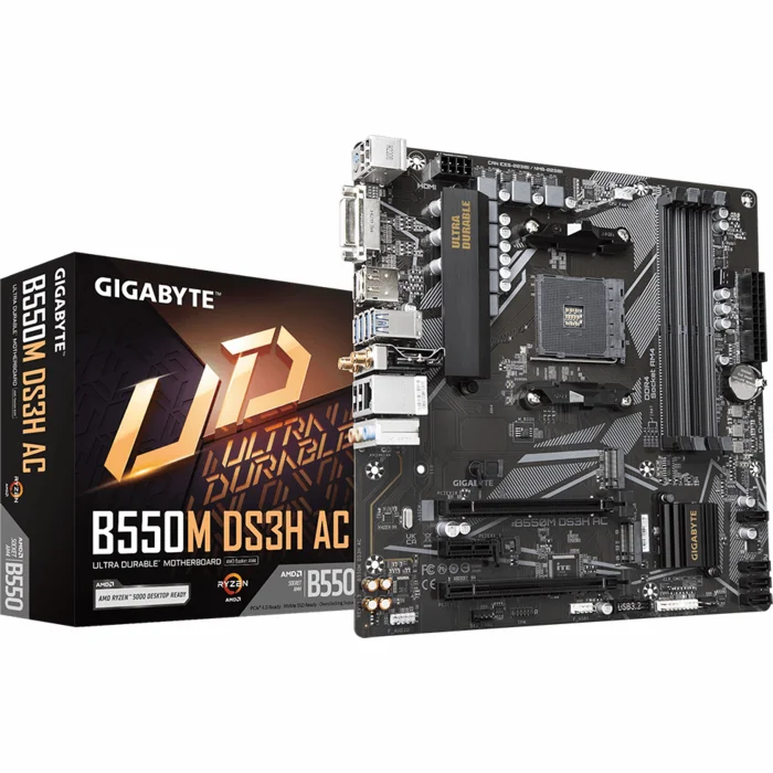 Mātesplate Gigabyte B550M DS3H (rev. 1.5)