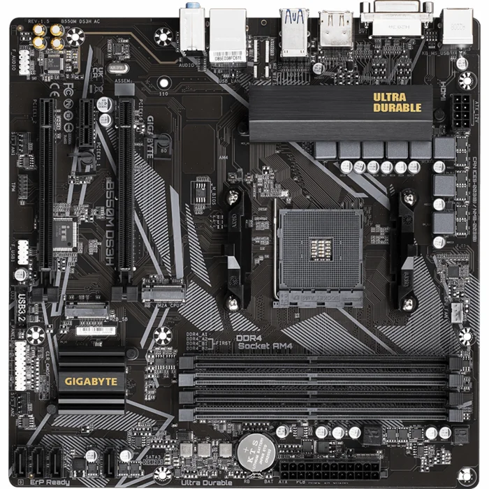 Mātesplate Gigabyte B550M DS3H (rev. 1.5)