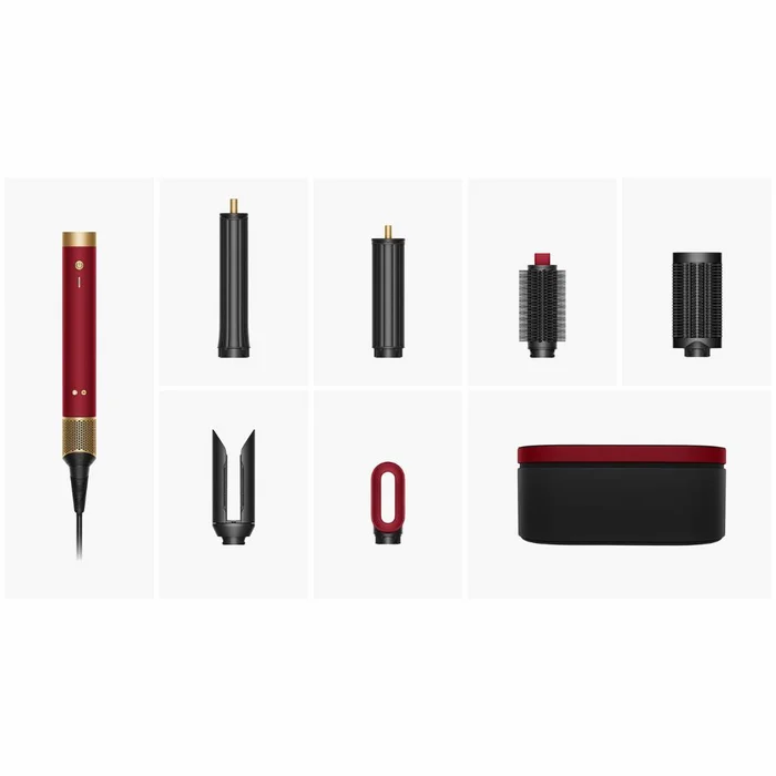 Dyson HS09 Airwrap Co-anda2x Straight+Wavy Red Velvet / Gold 176955-01