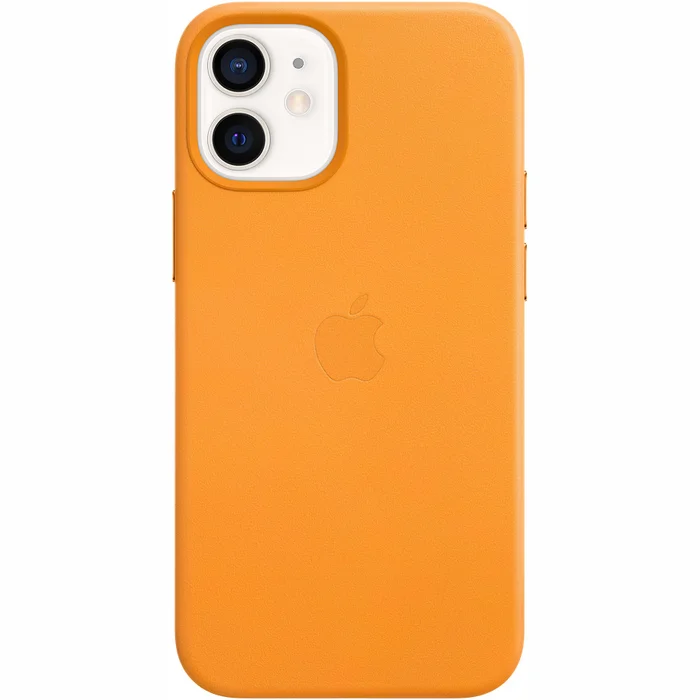 Telefona vāciņi un maciņi Apple iPhone 12 mini Leather Case with MagSafe - California Poppy