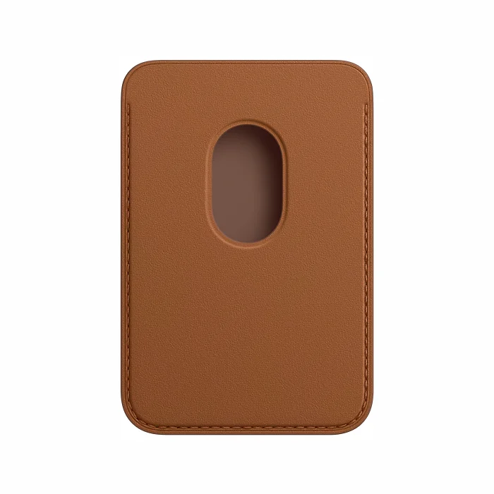Apple iPhone Leather Wallet with MagSafe - Saddle Brown