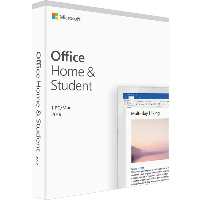 Programmatūra Microsoft Office Home and Student 2019 ENG