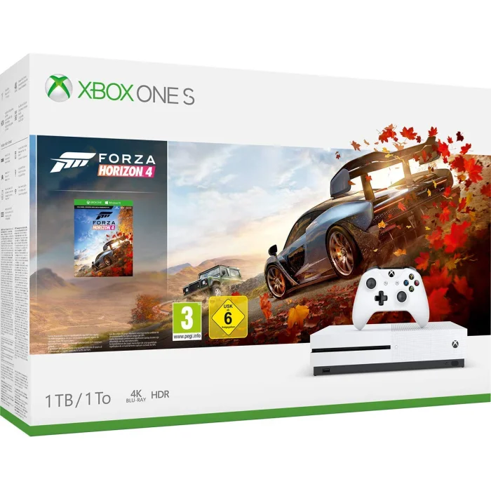Spēļu konsole Spēļu konsole Microsoft Xbox One S 1TB + Forza Horizon 4