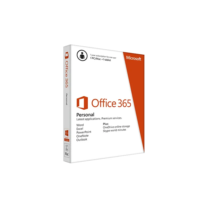 Programmatūra Microsoft Office 365 Personal ENG 1YR (QQ2-00543)