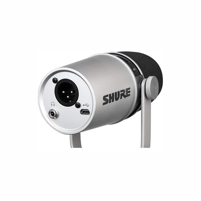 Mikrofons USB dinamiskais podkāstu Shure MV7 Silver