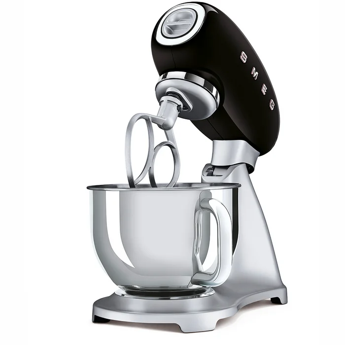 Mikseris Smeg Retro Black SMF02BLEU
