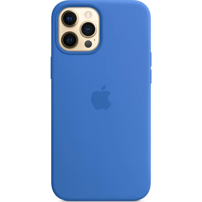 Apple iPhone 12 Pro Max Silicone Case with MagSafe - Capri Blue