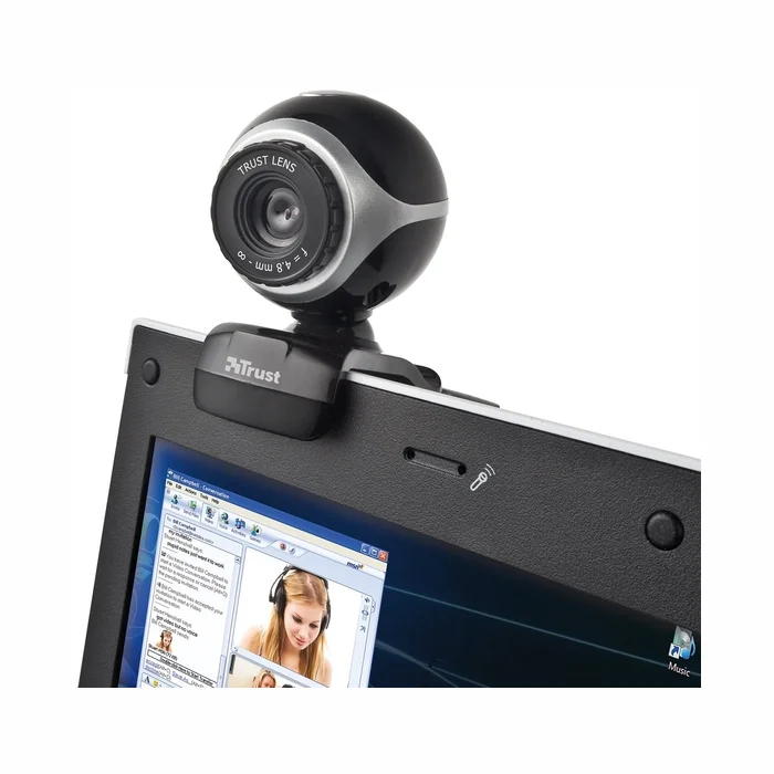 Web kamera Trust Exis Webcam Black / Silver