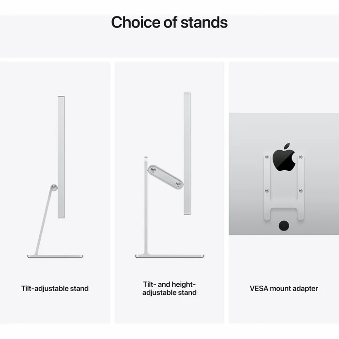 Monitors Apple Studio Display - Nano-Texture Glass - Tilt- and Height-Adjustable Stand 27"