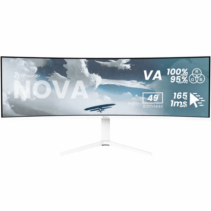 Arozzi Nova 49" White