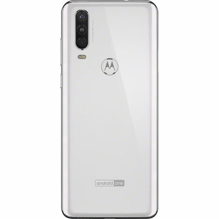 Viedtālrunis Motorola One Action 4+128 Pearl White 6.3" + Case