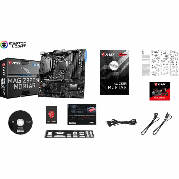 Mātesplates MSI MAG Z390M MORTAR