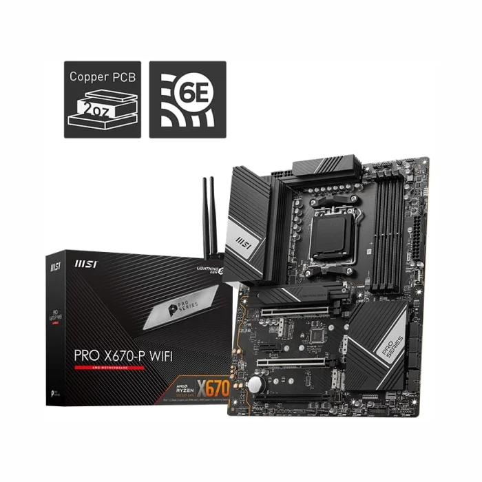 Mātesplate MSI Pro X670-P WiFi