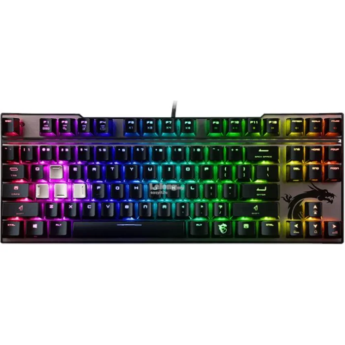 Klaviatūra Klaviatūra MSI Vigor GK70 CR Gaming Keyboard US