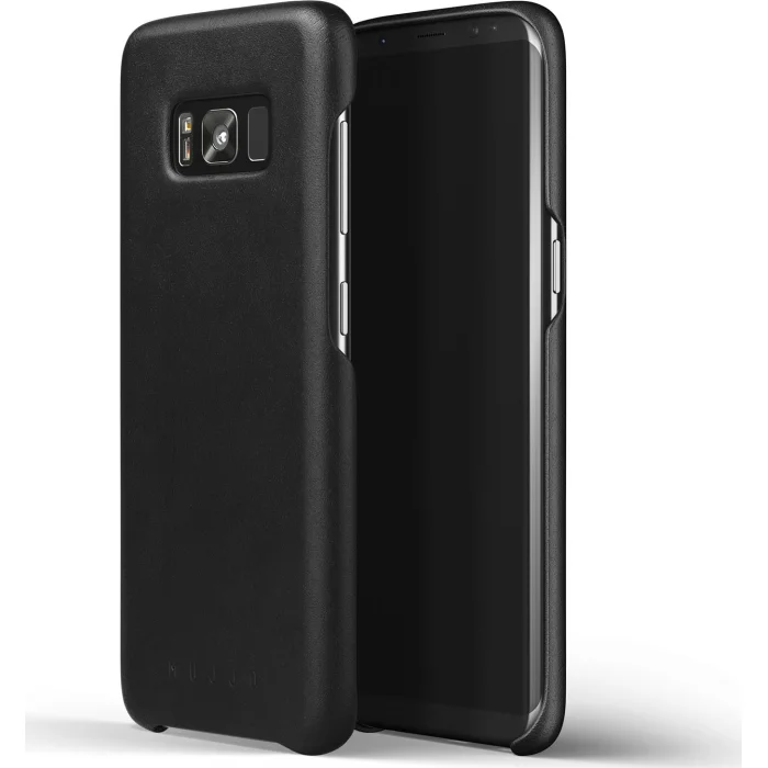 Mobilā telefona maciņš Mujjo Leather Case for Galaxy S8 Black