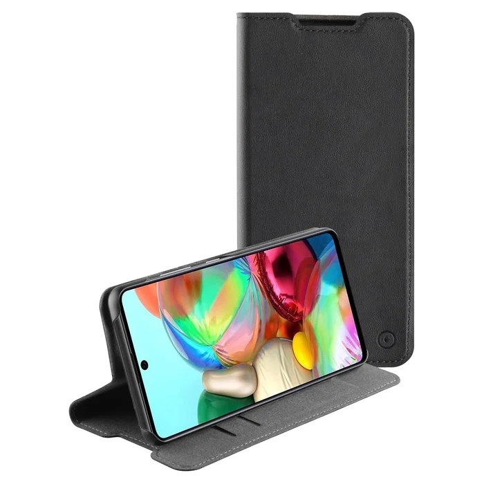 Samsung Galaxy A72 Folio Case By Muvit Black