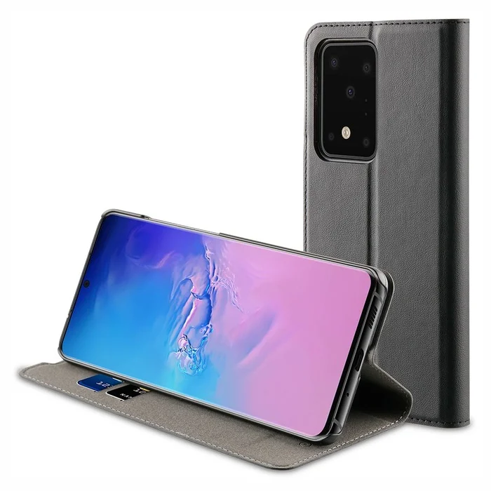 Samsung Galaxy S20 Ultra Folio Case By Muvit Black