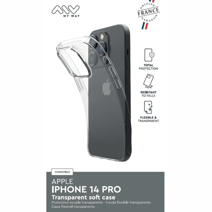 My Way France Soft Cover for Apple iPhone 14 Pro