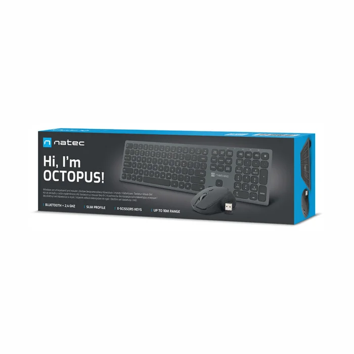 Natec NZB-1686 Octopus 2in1 Wireless ENG