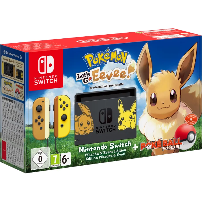 Spēļu konsole Spēļu konsole Nintendo Switch - Pokémon: Let's Go, Eevee! Limited Edition