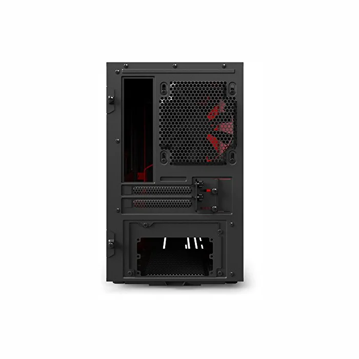 Stacionārā datora korpuss NZXT H200i Mini-ITX Black/Red