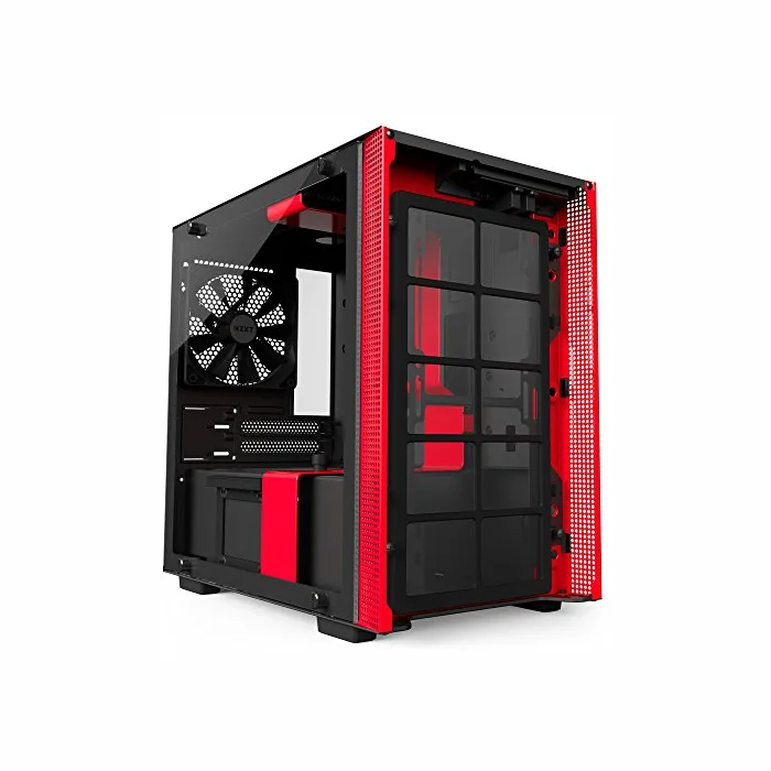 Stacionārā datora korpuss NZXT H200i Mini-ITX Black/Red