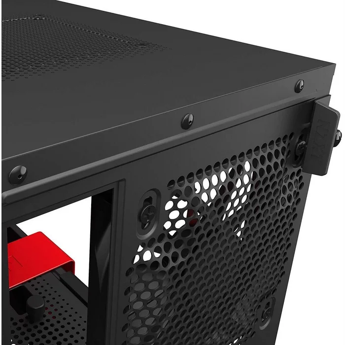 Stacionārā datora korpuss NZXT H210 Mini-ITX Black/Red