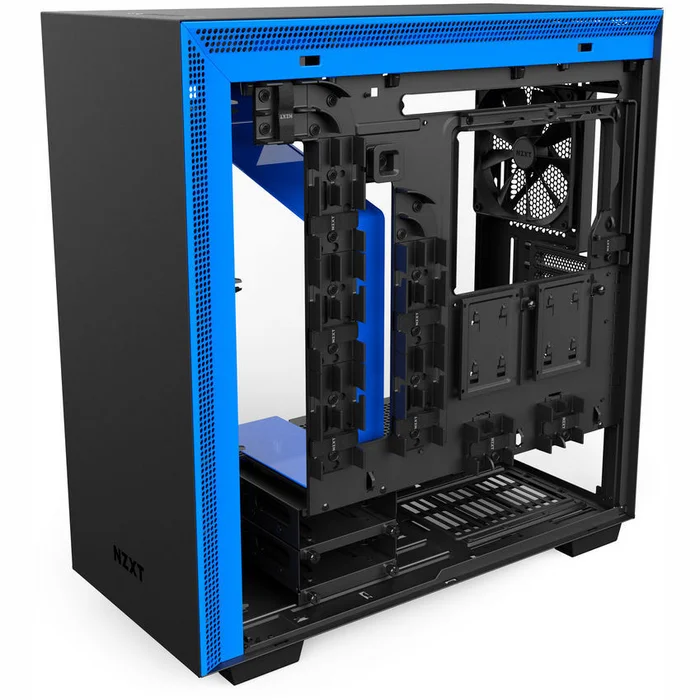 Stacionārā datora korpuss NZXT H700 E-ATX Black/Blue