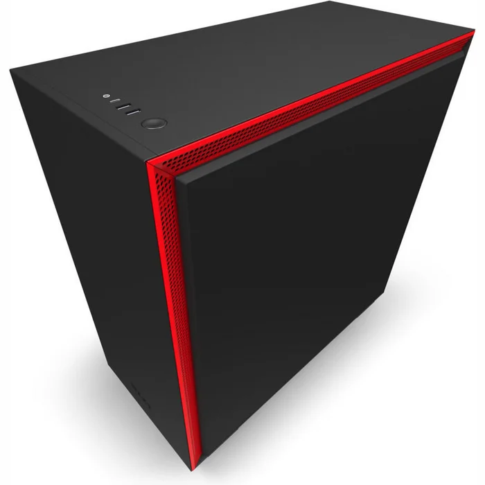 Stacionārā datora korpuss NZXT H710 E-ATX Matte Black/Red