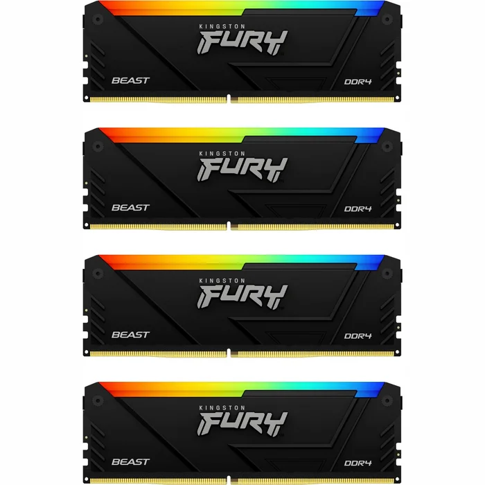 Operatīvā atmiņa (RAM) Kingston Fury Beast RGB 128GB 3600MT/S DDR4 KF436C18BB2AK4/128