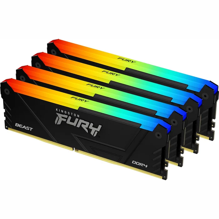 Operatīvā atmiņa (RAM) Kingston Fury Beast RGB 128GB 3600MT/S DDR4 KF436C18BB2AK4/128