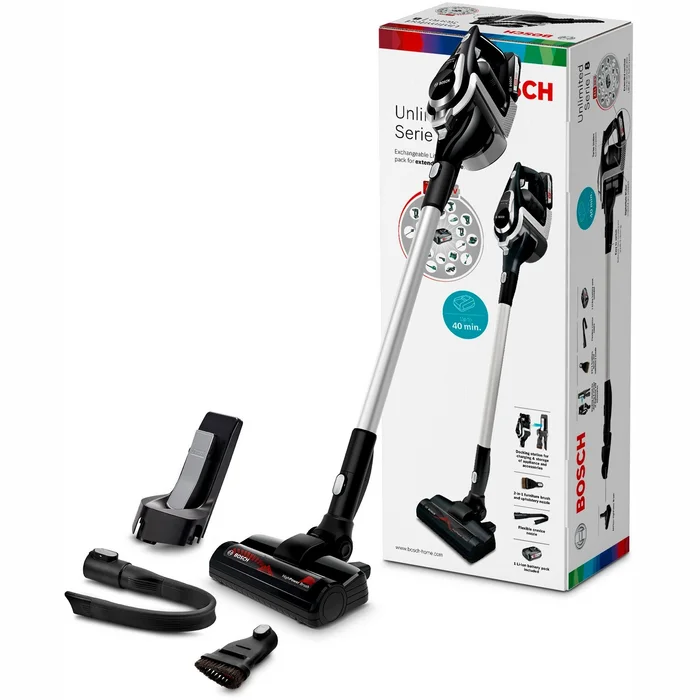 Putekļu sūcēji Bosch Unlimited BBS811PCK Black