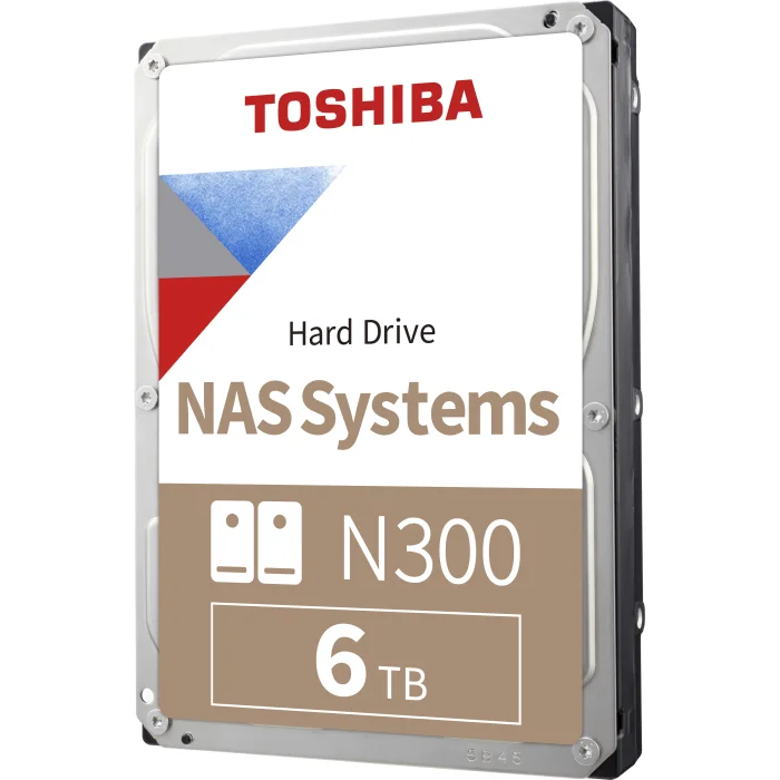 Iekšējais cietais disks Toshiba N300 NAS Hard Drive HDD 6TB
