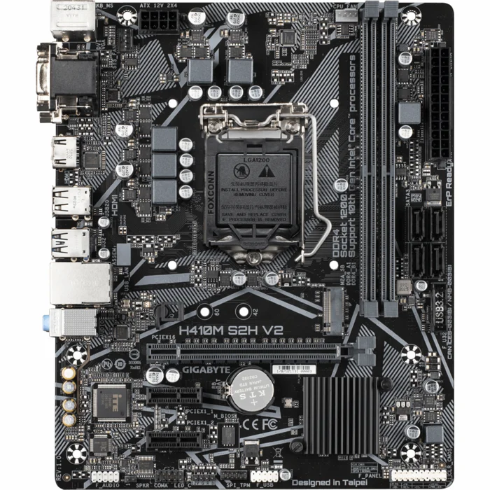 Mātesplate Gigabyte H410M S2H V2