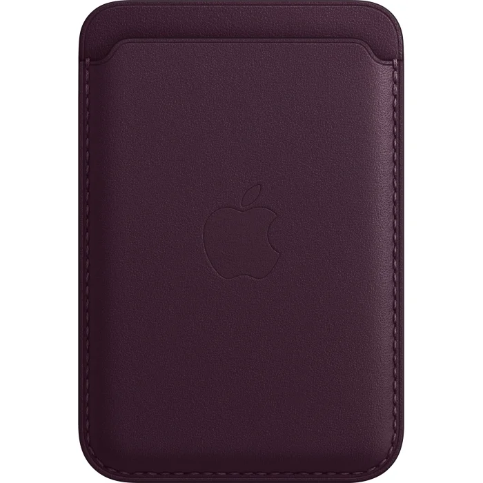 Apple iPhone Leather Wallet with MagSafe Dark Cherry