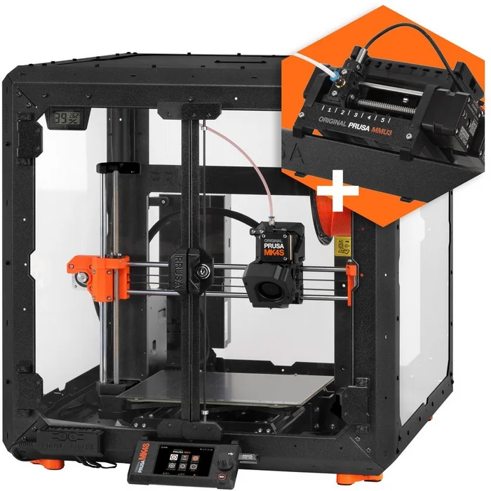 Original Prusa MK4S 3D Printeris (Izjaukts ar MMU3 sistēmu un korpusu)