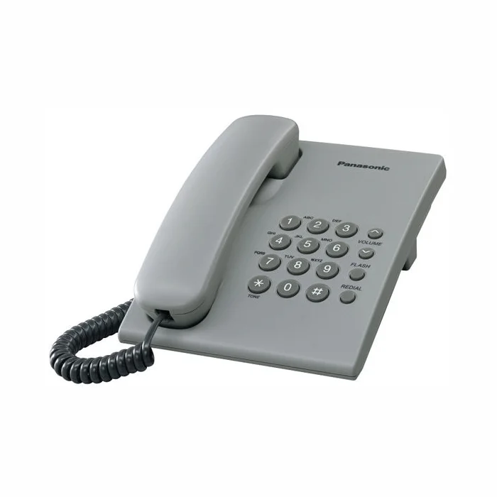 Stacionārais telefons Panasonic KX-TS500FXH Grey