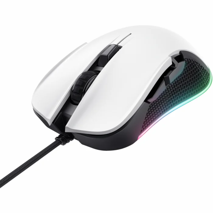 Trust GXT 922W YBAR Gaming Mouse Eco - White 24730