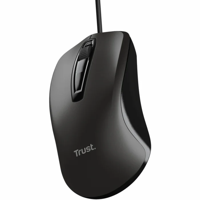 Trust Wired Optical Mouse - Black 24657