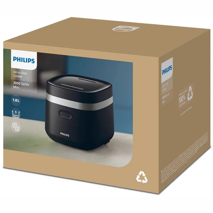 Multivārāmie katli Philips 3000. sērija Mini daudzfunkcionālais katls HD3090/80