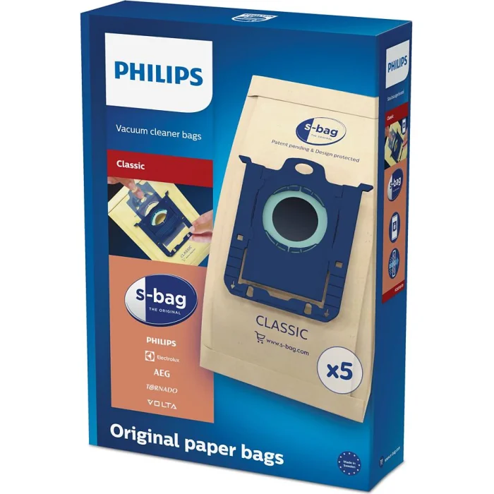 Philips Putekļu maisi s-Bag Classic FC8019/01